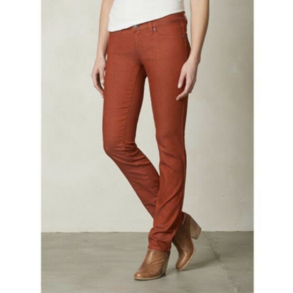 Prana NWT orange-pink Kara jeans, 10